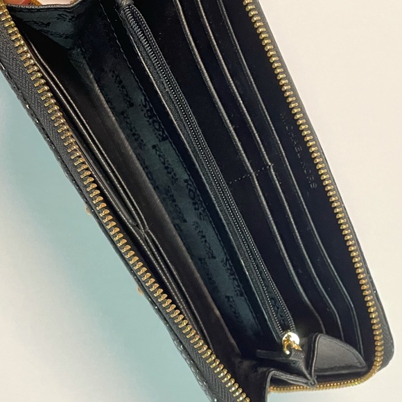 Michael Kors Black Python Wallet - Picture 5 of 6